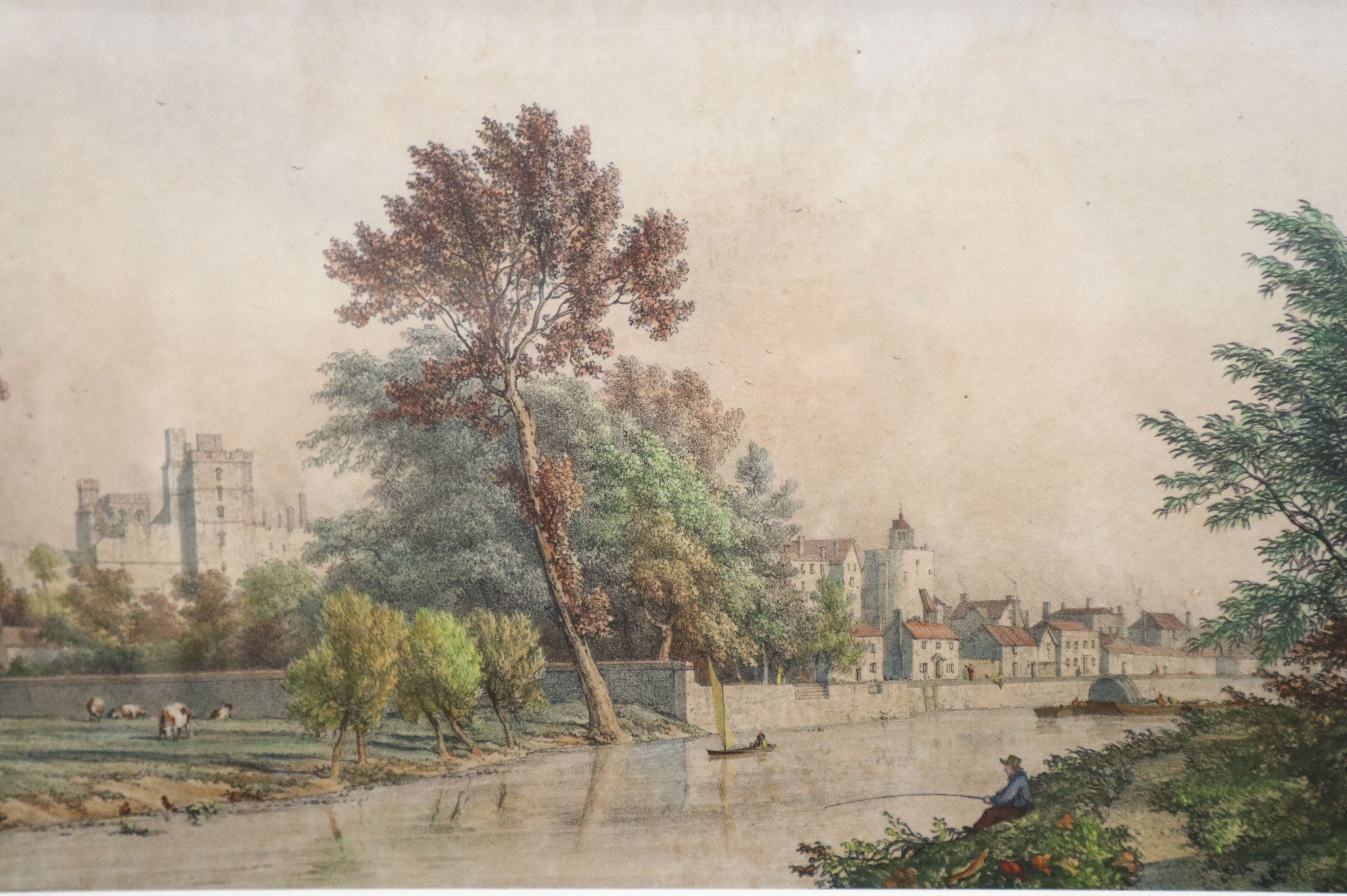 G. E. Lees, River landscapes with cottages, watercolour, a pair, 23 x 33cm and sundry pictures